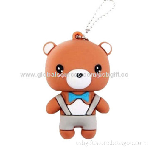 USB flash drive, cute cartoon bear baby model, 2GB capacity